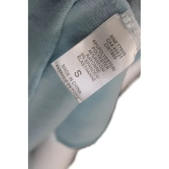 Chaser Womens Pullover Hoodie Light Blue Drawstring Ski Graphic Size S - Picture 5 of 6